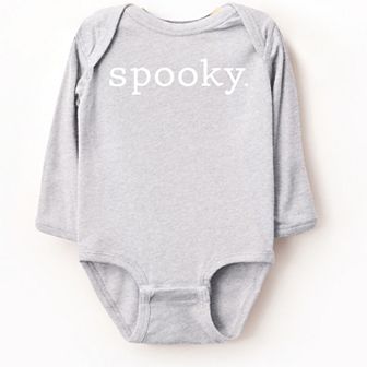 Spooky Typewriter - Baby Long Sleeve Bodysuit