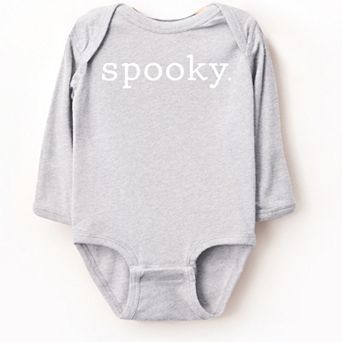 Spooky Typewriter - Baby Long Sleeve Bodysuit