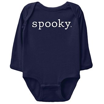Spooky Typewriter - Baby Long Sleeve Bodysuit