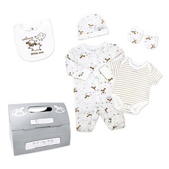 Baby's Lamb 5 pc Layette Gift Set