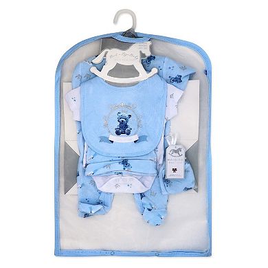 Baby Boys Prince 5 Pc Layette Gift Set
