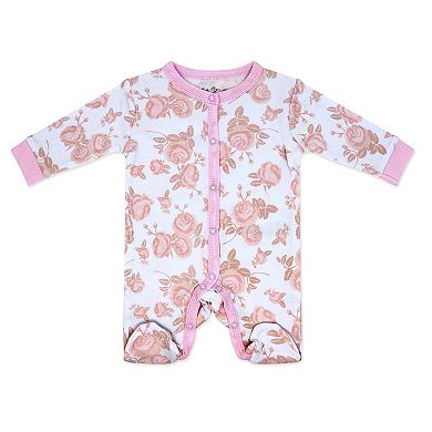 Baby Girls Coral 5 Pc Layette Gift Set