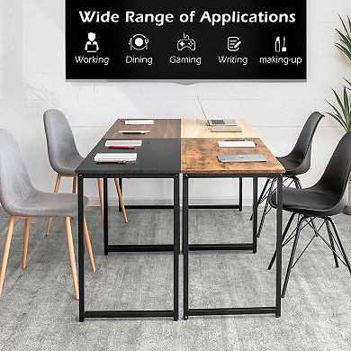 Costway Computer Desk Writing Workstation Study Laptop Table Home Office