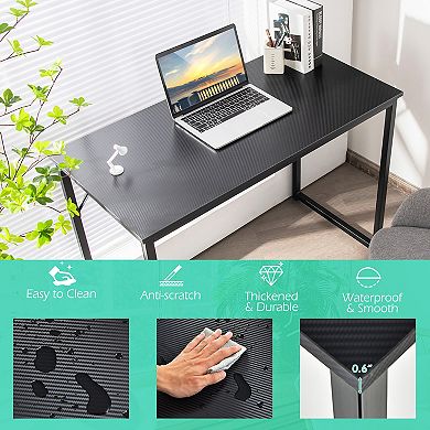 Costway Computer Desk Writing Workstation Study Laptop Table Home Office