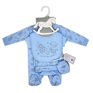 Baby Boys Out of the World 5 Pc Layette Gift Set