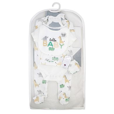 Baby's Hello 5 Pc Layette Gift Set