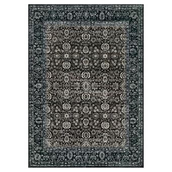 Floral Washable Area Rugs Vintage Boho Carpets for Living Room Nursery Farmhouse Office Hallways