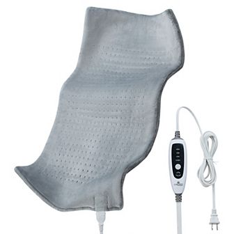 Garvee Grey Flannel 4-Temperature Levels Electric Blanket 17"*33"