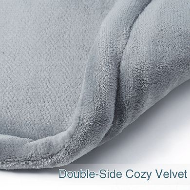 Flannel Full-Back Coverage Magnetic Closure Electric Blanket-22"x33"