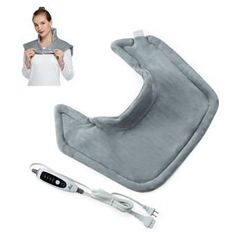 Flannel Full-Back Coverage Magnetic Closure Electric Blanket-22"x33"