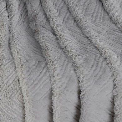 Kate Aurora Salon de Maison Faux Shearling Ultra Plush Chevron Throw Blanket