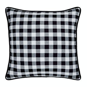 Kate Aurora 2 Pack Country Farmhouse Buffalo Plaid Zippered Pillow Covers