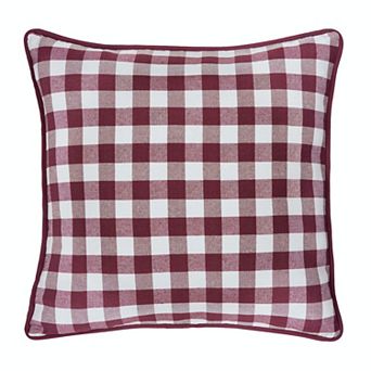Kate Aurora 2 Pack Country Farmhouse Buffalo Plaid Zippered Pillow Covers