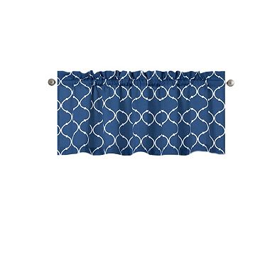 Kate Auroras Trellis Lattice Rod Pocket Valance