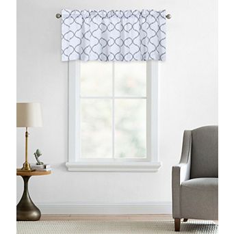 Kate Auroras Trellis Lattice Rod Pocket Valance