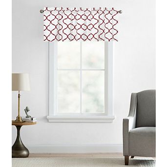 Kate Auroras Trellis Lattice Rod Pocket Valance