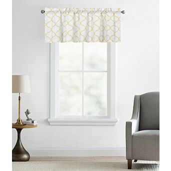 Kate Auroras Trellis Lattice Rod Pocket Valance