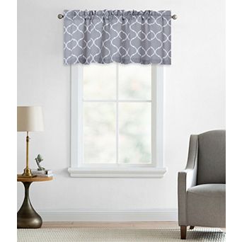 Kate Auroras Trellis Lattice Rod Pocket Valance