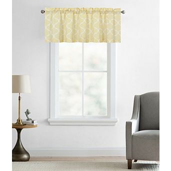 Kate Auroras Trellis Lattice Rod Pocket Valance