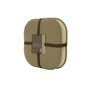 Goodgram 2 Pack: Ultra Comfort Memory Foam Non-slip Chair Pads/cushions