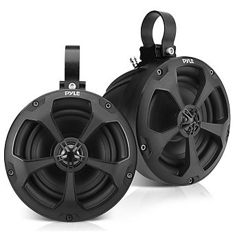 Pyle 2-Way Dual Waterproof Off-Road Speakers, 5.25", 1000W, Full Range Audio for ATV/Boat, Black