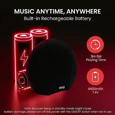 Pyle Portable Waterproof Bluetooth Speaker - 280