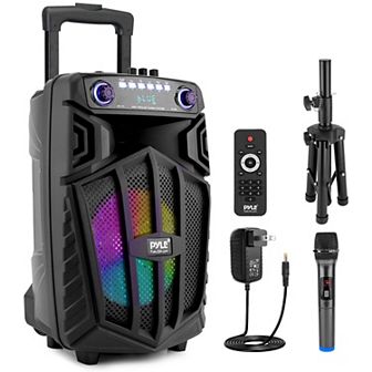 Pyle 680W Portable Bluetooth PA Speaker - 10"
