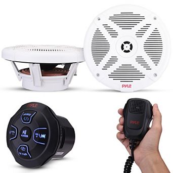 Pyle Marine Bluetooth Receiver Speaker Kit -