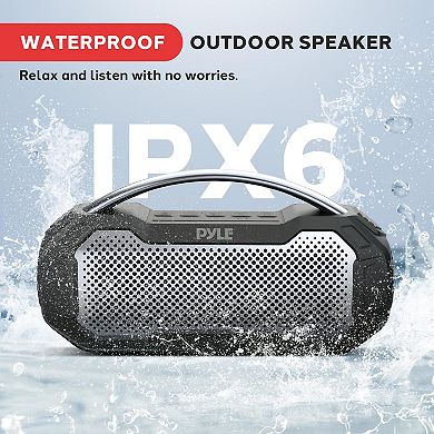 PyleUsa Waterproof Portable Bluetooth Wireless