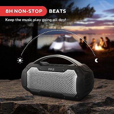 PyleUsa Waterproof Portable Bluetooth Wireless