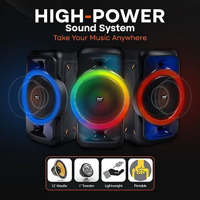 Pyle Audio Large Bluetooth Party Speaker - Big