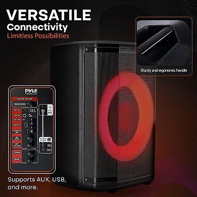Pyle Portable Bluetooth Speaker with 8" Inch