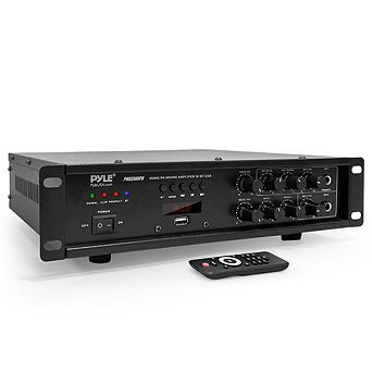 Pyle 500W Bluetooth Home/PA Mixing Power Amplifier with USB Playback PMX3500PH
