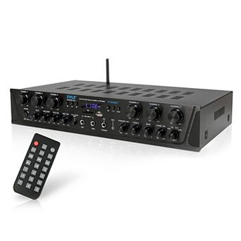 Pyle 6-Channel Bluetooth Audio Amplifier Desktop Receiver System (PTA66BT) - 600 watt