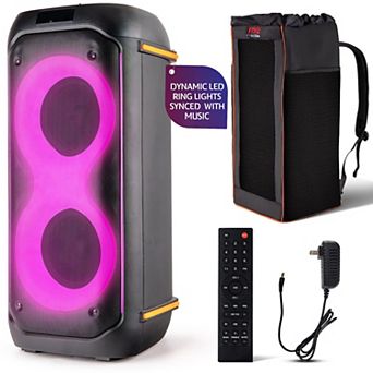 Pyle Compact Bluetooth PA Party Speaker System,