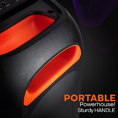 Pyle Compact Bluetooth PA Party Speaker System,
