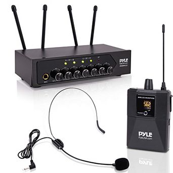 Pyle Portable UHF Wireless Microphone System -