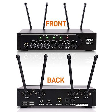 Pyle Portable UHF Wireless Microphone System -
