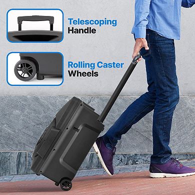 Pyle Wireless Portable PA Speaker System -1200W