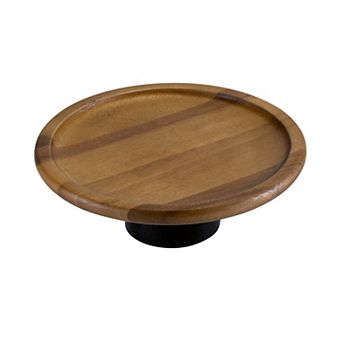 Cake Stand - Natural Acacia Base