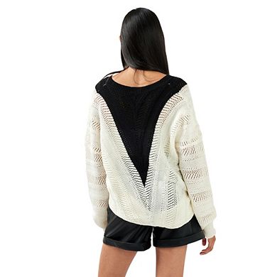 This Moment Oversized V-Neck Knit