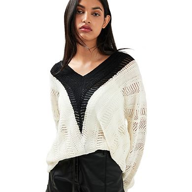 This Moment Oversized V-Neck Knit