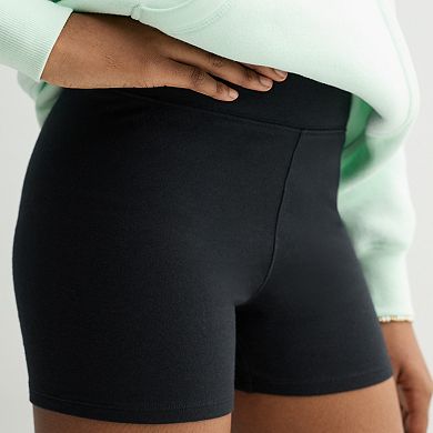 Girls 6-20 SO® Short High Rise Bike Shorts in Regular & Plus Size