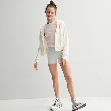 Girls 6-20 SO® Short Foldover Bike Shorts in Regular & Plus Size