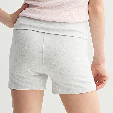 Girls 6-20 SO® Short Foldover Bike Shorts in Regular & Plus Size