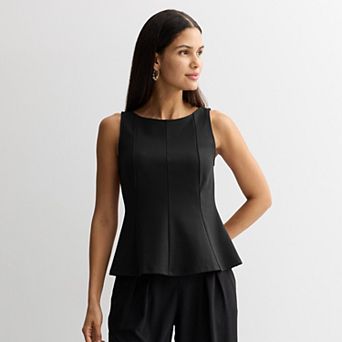 Women's Nine West Boatneck Pointe Top