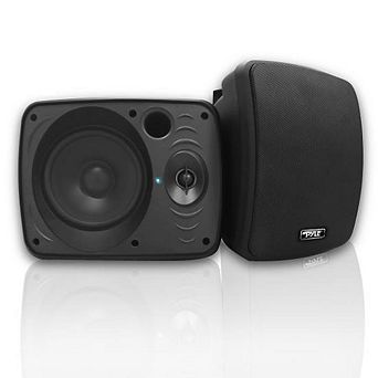Pyle 5.25 Indoor/Outdoor Bluetooth Speaker System with Amplifier PDWR54BTB - Black