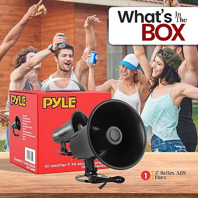 Pyle Portable PA Speaker - All-Weather Mono