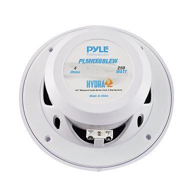 Pyle 6.5” Dual Waterproof Marine Speakers - 250W