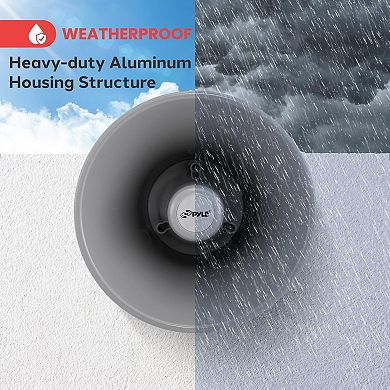 Pyle Indoor Outdoor PA Horn Speaker - 9.7 Inch